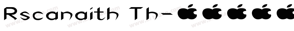 Rscanaith Th字体转换